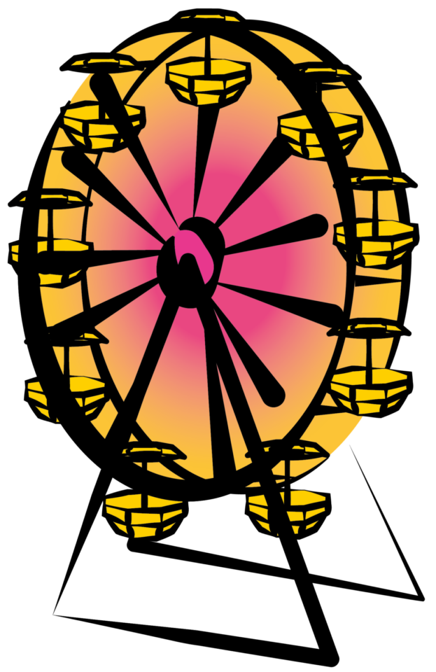 Riesenrad mit Gondel